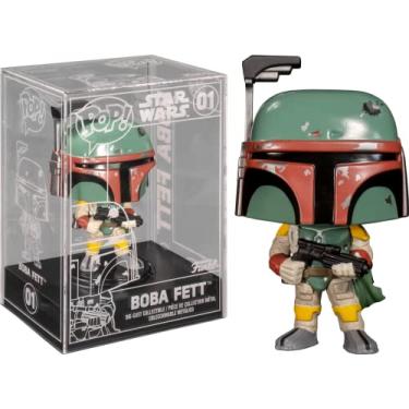 Imagem de Funko Exclusive Pop! Star Wars Die-Cast Boba Fett- Regular Version Limited Edition (Presentation May Vary)