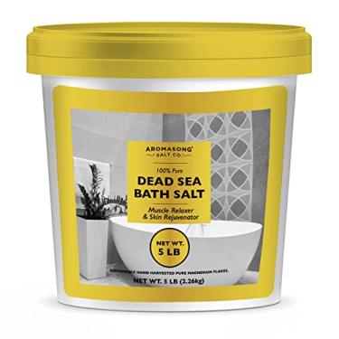 Imagem de Aromasong Sais do Mar Morto para embeber - 2,30 kg de molho de sal de grão fino em balde