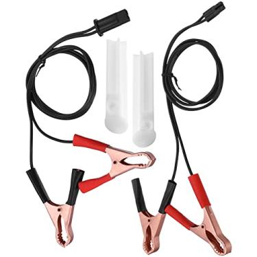 Imagem de AB1 Kit de ferramentas de limpeza de injetor de combustível automotivo universal adaptador de limpador de descarga de injetor de combustível de carro manual ferramenta assistente de limpeza de bocal de injeção de veículo para carros motocicletas ATV barcos AB1 (terno)