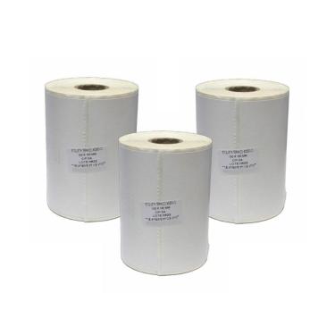 Imagem de Kit 3 Etiqueta Adesiva Térmica Zebra Ecommerce 100x150mm