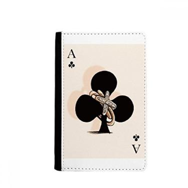 Imagem de Carteira Baralho Club A Pattern Passport Holder Notecase Burse Carteira Cartão, Multicolor