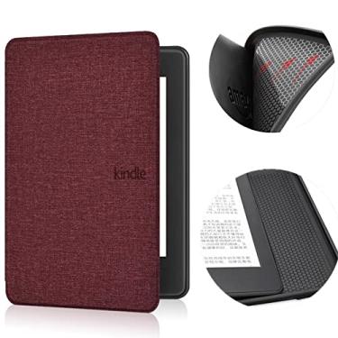 Imagem de Capa de tecido macio para Kindle de 11ª geração 2022, modelo C2V2L3, capa de material TPU durável com função de hibernar e despertar automático (não para Kindle Paperwhite)