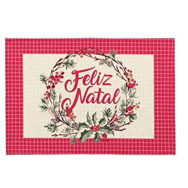 Imagem de Jogo Americano 4 Peças Enfeites Natal 33 x 45 Karsten