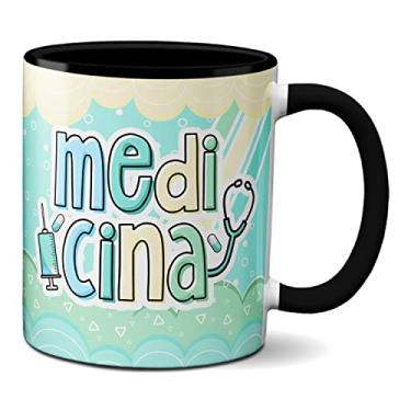 Imagem de Caneca Médico Profissional Medicina Profissão Presente (Preta)