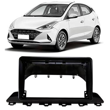 Imagem de Ludovico Moldura De Painel 2 Din 9" Polegadas HB20 2020-2022 Black Piano