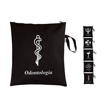 Imagem de Porta Jaleco necessaire organizador bolsa unissex - Diversas Profissões (ODONTOLOGIA)