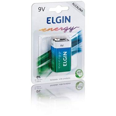 Imagem de Kit c/ 20 Baterias 9V Elgin Alcalina Energy 6LR61 9V Blister 82158