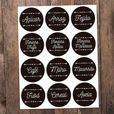 Imagem de Rótulos para Mantimentos Flechas-g