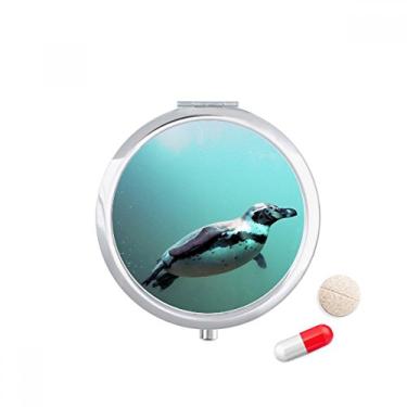 Imagem de Porta-comprimidos, pinguim, criatura, ciência, natureza, pílula, bolso para remédios