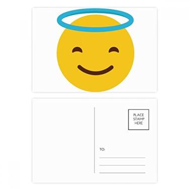 Imagem de Smile Angle Yellow Cute Online Bate-papo cartão postal aniversário correspondência cartão de agradecimento