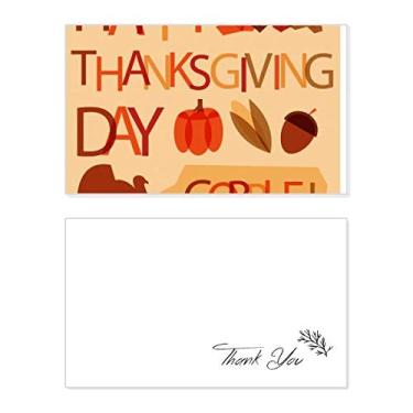 Imagem de Pumkin Dia de Ação de Graças, estampa de peru, cartão de agradecimento, papel de aniversário, agradecimento de casamento