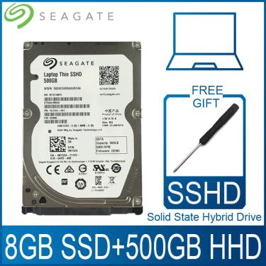 Imagem de Seagate 500gb disco rígido híbrido sshd disco rígido disco rígido hdd sata hd iii 6 gb/s 5400 rpm
