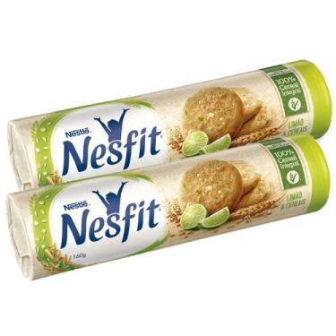 Imagem de Kit 2X Biscoito Nesfit Sabor Limão E Cereais - Nestlé 160G