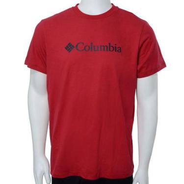 Imagem de Camiseta Masculina Columbia Basic Vermelho - 320365