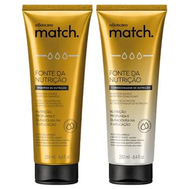 Imagem de Kit Shampoo e Condicionador Match O Boticário (Fonte da Nutrição)