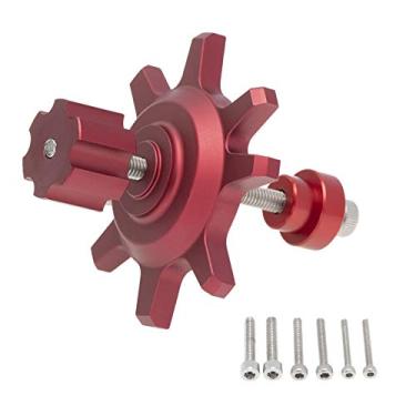 Imagem de Chusui Instalação de dispositivo de desmontagem de metal vermelho Remoção de pneu de roda de 1,9 polegadas e 2,2 polegadas para carro de esteira de controle remoto 1/10 TRAX4 TRAX6 G63 AXIAL SCX10