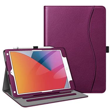 Imagem de Capa Fintie para novo iPad 8ª geração (2020) / 7ª geração (2019) 10,2 polegadas - [proteção de canto] Capa de suporte de fólio de visualização multi-ângulo com bolso, porta-lápis, ativação / suspensão