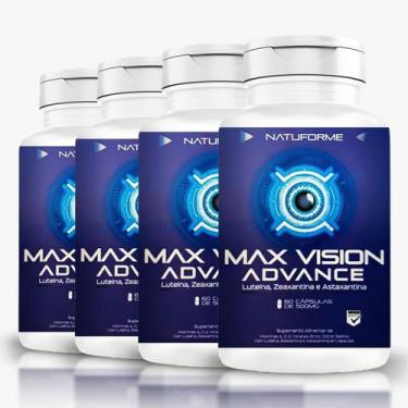 Imagem de 4X Suplemento Max Vision Advance Luteina Natuforme 60 Comp. - Daily Li