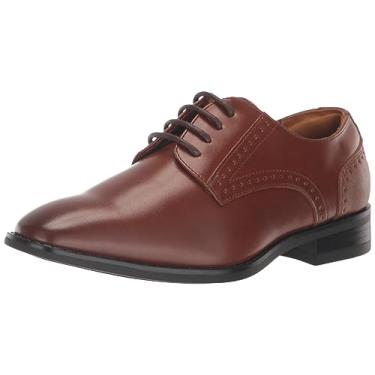 Imagem de STACY ADAMS Sapato Oxford masculino Kalvin bico liso, Conhaque, 15