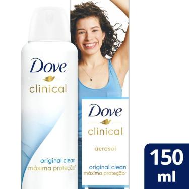 Imagem de Desodorante Antitranspirante Aerosol Dove Clinical Clean 150ml