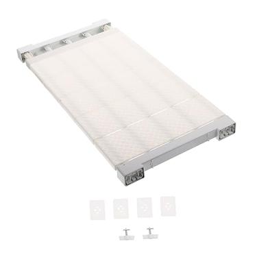 Imagem de Ciieeo Prateleira De Para Guarda-Roupa 2 Peças Prateleira Retrátil Divisor De Prateleir...
