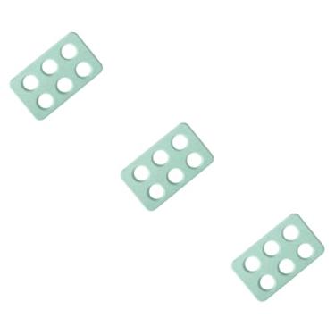 Imagem de UKCOCO 3 Pçs Recipientes Para Geladeira Rack De Armazenamento De Ovos Bandeja De Ovos De Suporte De Ovos De Suporte De Ovos De Geladeira Rack De Ovos Para Geladeira Caixa