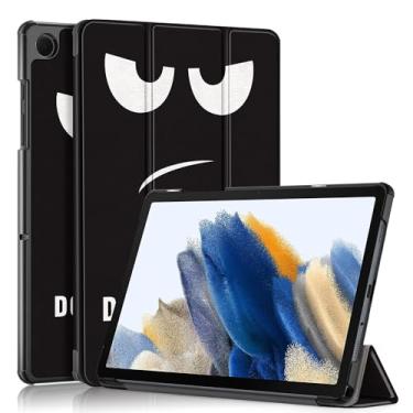 Imagem de Capa protetora para tablet PC compatível com Samsung Galaxy Tab A9 Plus SM-X210/SM-216/SM-X218 Capa para tablet inteligente de 11 polegadas com três dobras e dobras, capa ultrafina e leve com suporte,