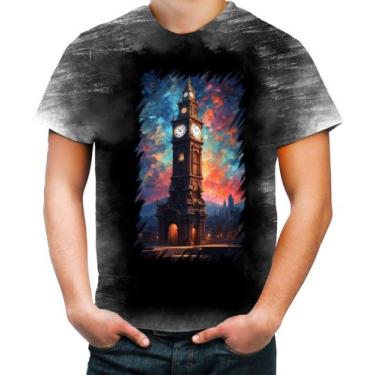 Imagem de Camiseta Desgaste Torre Do Relógio Van Gogh 3 - Kasubeck Store