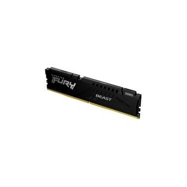 Imagem de Memória RAM Kingston Fury Beast, 16GB, 4800MHz, DDR5, CL38, para Intel XMP, Preto - KF548C38BB-16
