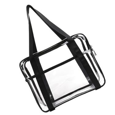 Imagem de Organizador de bagagem bolsa com zíper de náilon bolsa de cosméticos transparente bolsa de lavagem bolsa de armazenamento de fraldas maquiagem roupas bolsa de lavanderia bolsa de almoço bolsa feminina