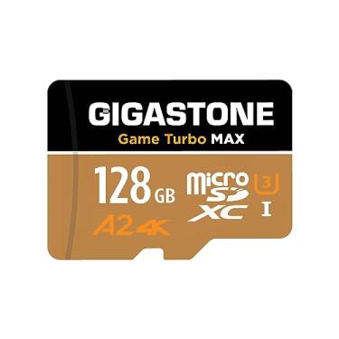 Imagem de [5 anos de recuperação de dados gratuita] Cartão Micro SD GIGASTONE 128GB, Game Turbo MAX, até 160/100 MB/s, cartão de memória MicroSDXC para Nintendo-Switch, SteamDeck, vídeo UHD 4K, UHS-I A2 V30 U3 com adaptador