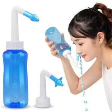 Imagem de Higienizador, Lavador Nasal, para Sinusite, Gripes, Congestão Nasal 300ML.