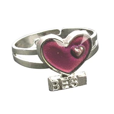 Imagem de Anel de humor que muda de cor ajustável emoção sensação de temperatura variável joia anel, Resizable, Zircônia cúbica