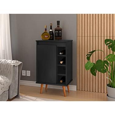 Imagem de BUFFET MADRI PÉS PALITOS 17 CM COM ADEGA PARA VINHOS