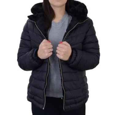 Imagem de Jaqueta Feminina Queens Dupla Face Pele Preta - GRFB230-Masculino