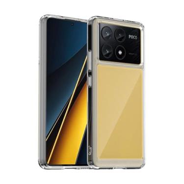 Imagem de Capas Compatível com Xiaomi Poco X6 Pro 5G,Caixa de telefone,fino e leve,resistente a riscos,anti-impressão digital e proteção contra queda