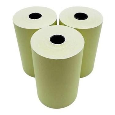 Imagem de Bobina Térmica 57x30 Para Impressora Cupom 57/58mm Amarela C/15 Un - D