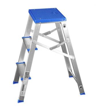 Imagem de Escada Banqueta 3 Degraus De Alumínio Até 120kg 5107 Mor