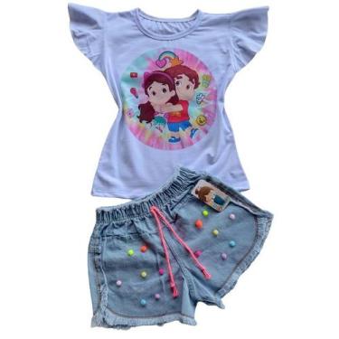 Imagem de Conjunto jeans infantil para meninas maria clara e jp. - MC MODA KIDS,