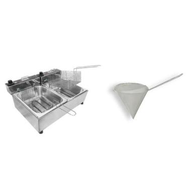 Imagem de Fritadeira Eletrica Industrial IpeCozinhas 14L Coador Chinoy - Ipe Coz