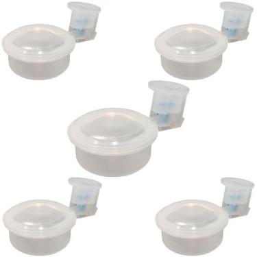Imagem de Kit 5 Boias Transparentes para Bebedouro de Barro - Universal