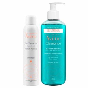 Imagem de Avène Kit - Gel de Limpeza Facial + Água Termal para Pele Oleosa a Acn