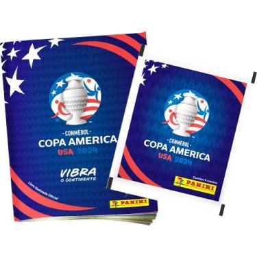 Imagem de Copa América USA 2024 Album Vazio Capa Mole + 60 Figurinhas - Panini