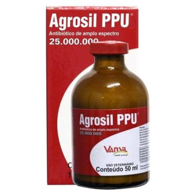 Imagem de Agrosil Pronto para Uso Antibiótico Injetável 50ml - Vansil