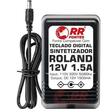 Imagem de Fonte 12V Para Roland Td-02K 07 07Dmk 07Kv 07Kvx 07Kx Vad103 - Rrfonte