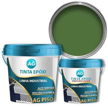 Imagem de Tinta Epoxi Industrial Verde Grama AG - RAL6010 - Resinas ag, 6KG