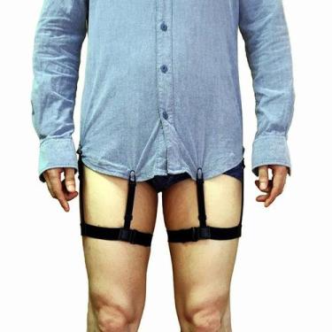 Imagem de Suspensório Cinta liga Segura camisa modelo U - Almah Fashion