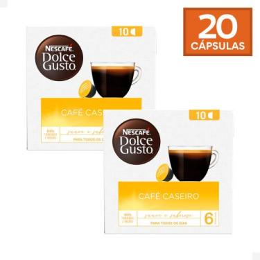 Imagem de Combo 20 Cápsulas Café Caseiro Dolce Gusto