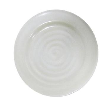 Imagem de Prato Raso De Melamina 25,5cm para Refeição Espiral Luxo - Fx