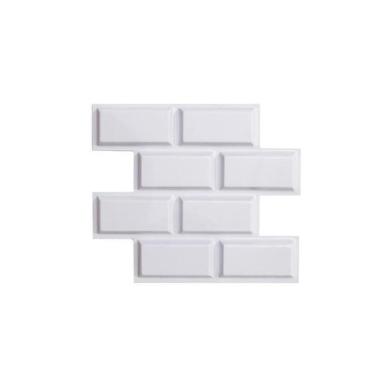 Imagem de Kit 20 Placa Pvc 3D Auto Relevo Revestimento Tijolinho 25 Cm - Papel D